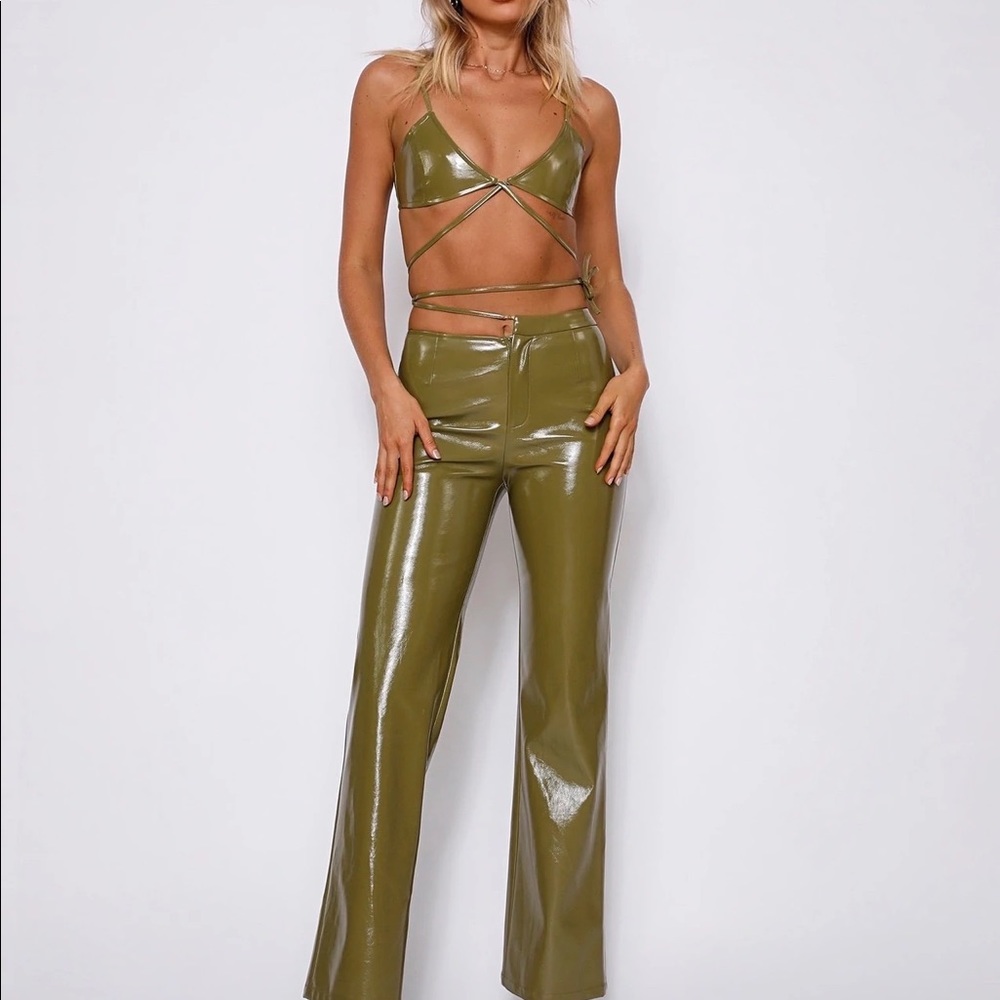 Tiger Mist set top and pants size small